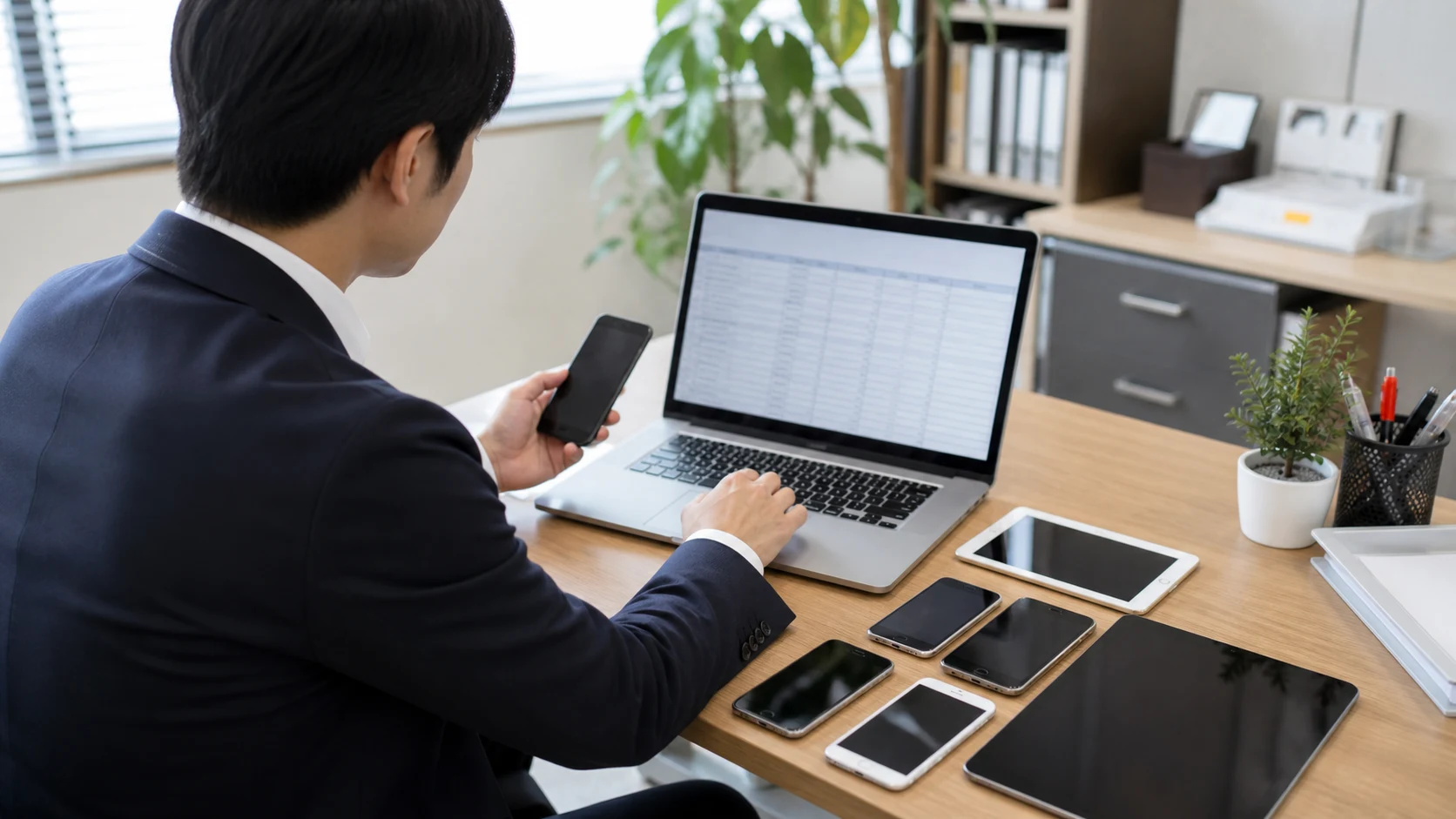 用途に合わせて複数端末を検証する環境