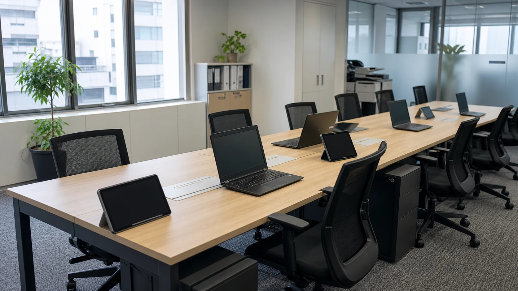 企業の社用端末導入例